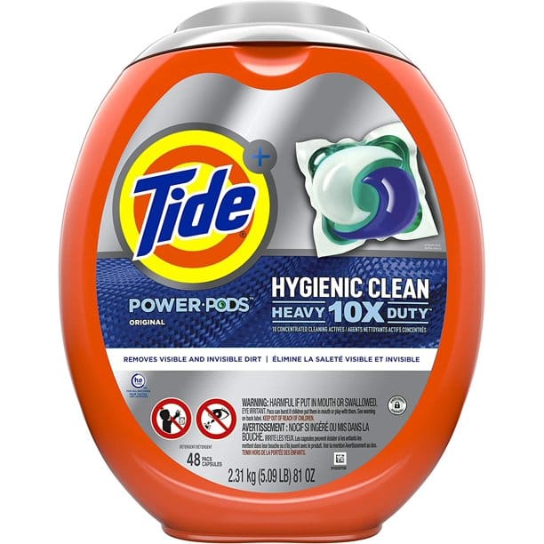 Tide Pods Heavy Duty 10x Hygienic Clean 48 Pods