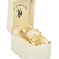 U.S. Polo Assn. Women's Quartz Watch with Alloy Strap, Gold