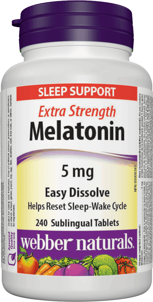 Melatonin Extra Strength 5 mg Quick Dissolve